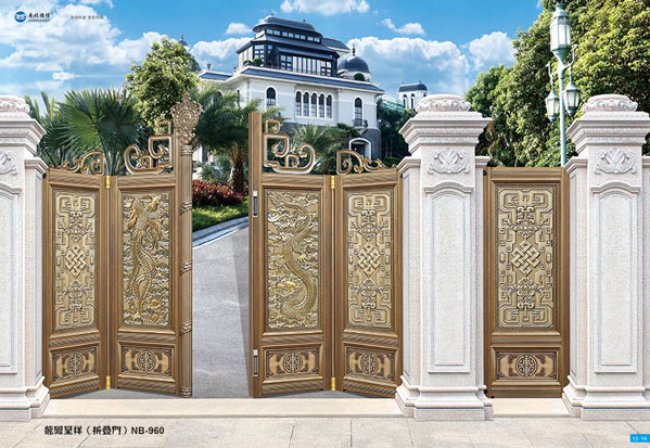 濱州融匯?新科城小區(qū)項(xiàng)目一直信賴濱州出安智能別墅鋁藝大門 