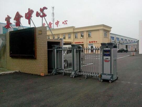 湖州出安智能電動伸縮門給南潯宴會中心項目不一樣的體驗