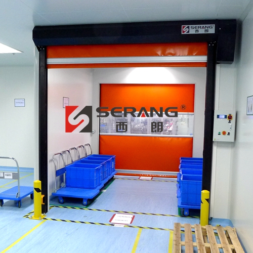 常熟電動(dòng)PVC快速卷簾門