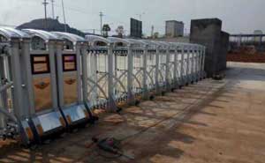 棗莊復(fù)興科技有限公司電動伸縮門案例