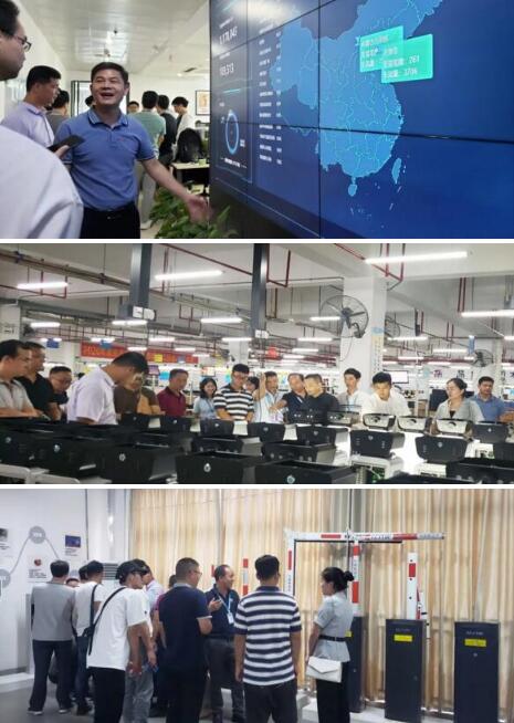 生產(chǎn)中心負責人莫總熱情接待并帶領大家參觀科拓的生產(chǎn)車間