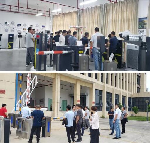 生產(chǎn)中心負(fù)責(zé)人莫總熱情接待并帶領(lǐng)大家參觀了科拓的生產(chǎn)車間