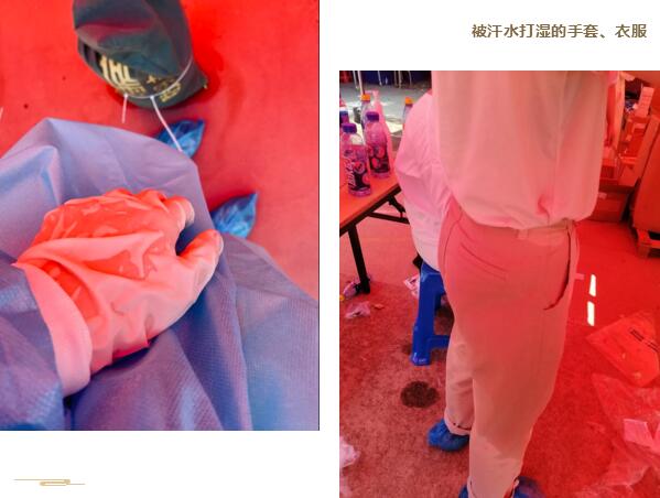 科拓防疫志愿者小分隊穿戴防護裝備