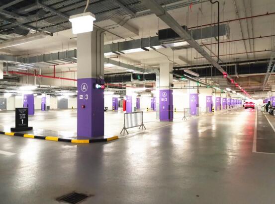 科拓車位引導系統(tǒng)在中東市場的又添一地標級項目