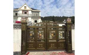 松原華洲?御墅灣別墅大門(mén)案例