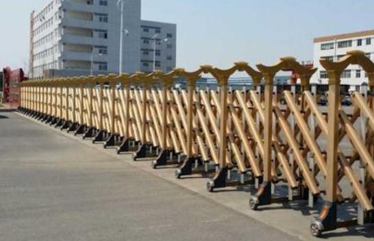 張家口出安智能伸縮門被張家口市華工建設有限公司啟用