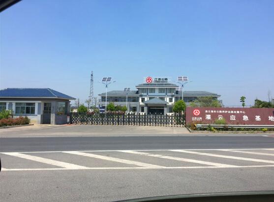 連云港市公路養(yǎng)護應急處理中心項目與承德出安智能再度合作引進伸縮門