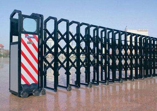 秦皇島出安智能為秦皇島秦伊鑄造有限公司添上電動(dòng)伸縮門