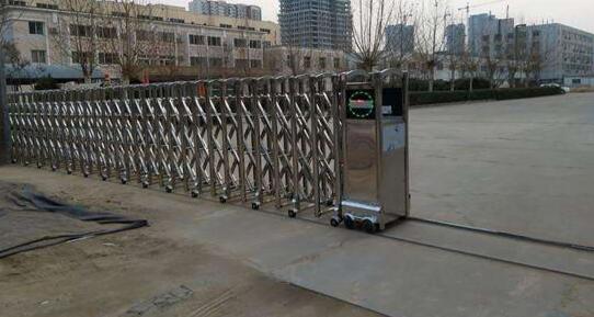 衡水出安智能伸縮門給衡水華科橡塑有限公司項(xiàng)目不一樣的體驗(yàn)
