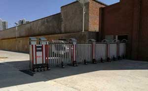 長治高新區(qū)工業(yè)園區(qū)電動伸縮門案例