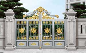 庭院別墅大門 - 鋼藝庭院門-GY-1005