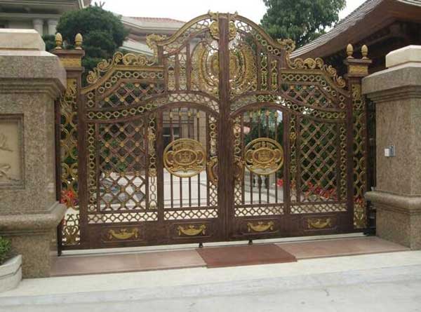 運城名人港灣別墅大門案例 - 中出網(wǎng)-智能出入口與停車充電門戶