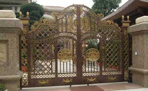 運城名人港灣別墅大門案例