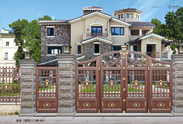 感恩祥宇龍居選擇了臨汾出安智能鋁藝大門(mén)