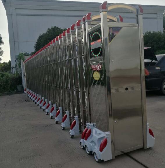 衢州出安智能伸縮門進(jìn)駐國(guó)金旭輝城