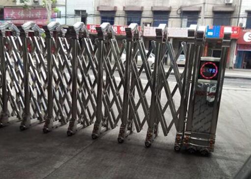 舟山出安智能伸縮門成功牽手舟山佳必可食品有限公司