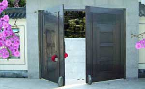 吳江橫扇獨(dú)院豪宅開(kāi)門(mén)機(jī)案例