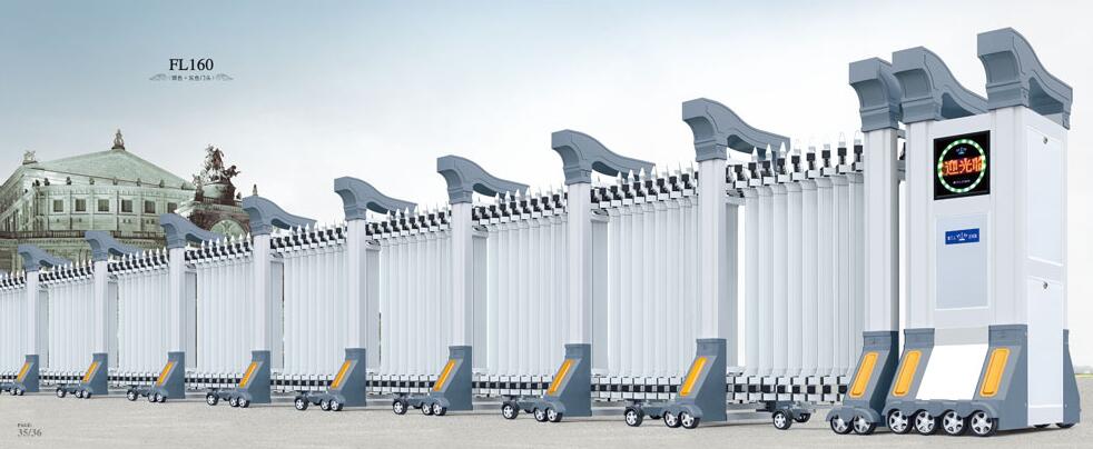 山東省萊蕪市萊城區(qū)花園學(xué)校一直信賴萊蕪出安智能伸縮門