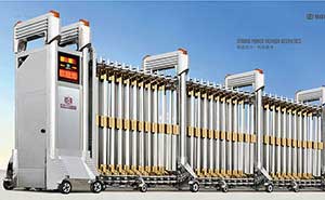 萊蕪陳毅中學(xué)選用萊蕪出安智能伸縮門