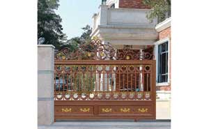 烏海出安智能別墅大門成祥和家園一道美景