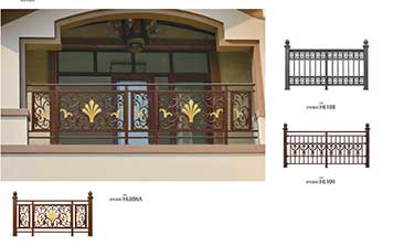 護(hù)欄 - 別墅圍欄系列-護(hù)欄系列HL006A、108、109