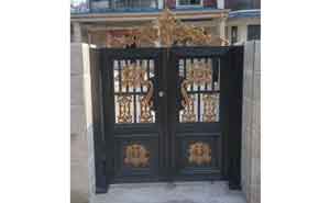 平?jīng)鼍扌切Q新城別墅大門案例