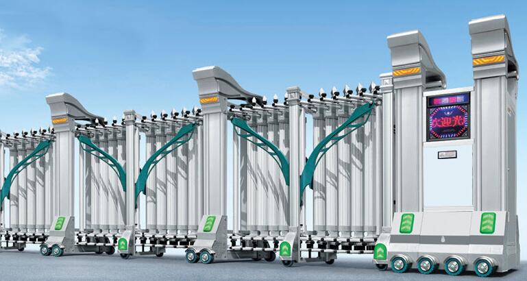 高鐵養(yǎng)生城選擇了銅川出安智能伸縮門