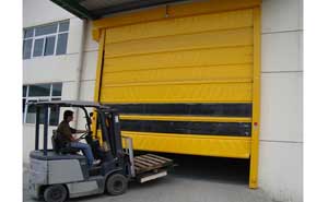 車(chē)間通道專(zhuān)用地磁感應(yīng)快速堆積門(mén)