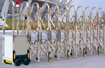 不銹鋼伸縮門 - SEWO-SS8808（普通交叉門）