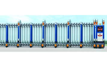 君威908b（藍色）伸縮門
