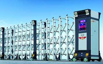 豪華型銀盾180B鋁合金伸縮門