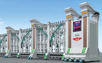 雄獅630B2不銹鋼伸縮門