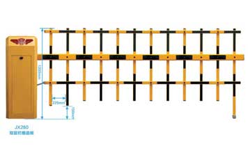 JX280雙層欄柵道閘