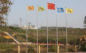龍陣風(fēng)景區(qū)旗桿案例