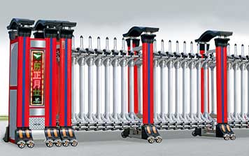 電動(dòng)伸縮門 - 巨無霸分段系列一號(hào)伸縮門