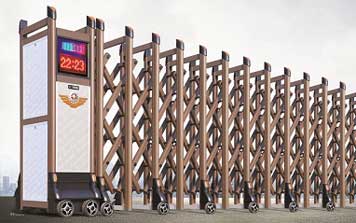 電動伸縮門昭遠星18-C1（咖色）