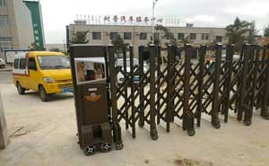 敖漢旗大眾4S店電動伸縮門工程