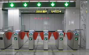蘇州地鐵通道閘案例