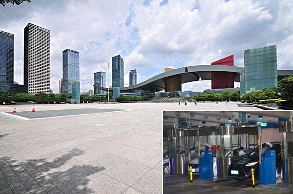 深圳·市民中心車牌識別系統(tǒng)案例 - 中出網(wǎng)-智能出入口與停車充電門戶