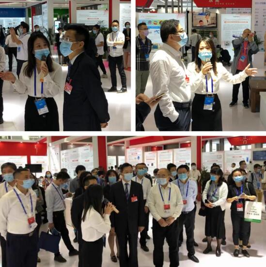 廣東省科技廳領(lǐng)導參觀佳都展臺