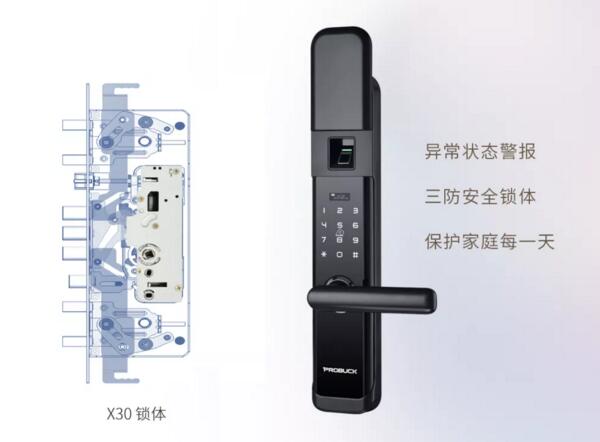 圖為普羅巴克I3智能鎖