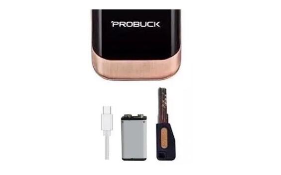 普羅巴克I3智能鎖以雙重充電方式，在細(xì)節(jié)上做到極致的體貼