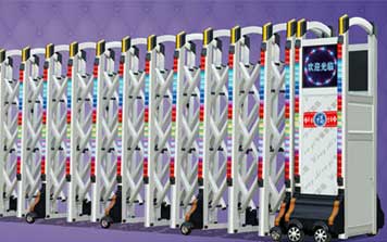 電動伸縮門 - 色彩王三號伸縮門