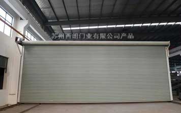 12米寬大型鋼制卷簾門(mén)