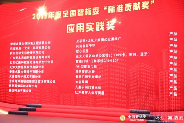 2019標準貢獻獎-應用實踐獎