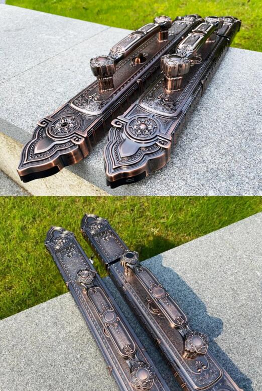 亞太天能F8全自動(dòng)古典智能鎖采用全金屬一體式壓鑄工藝