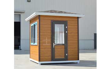 仿木紋保安崗亭