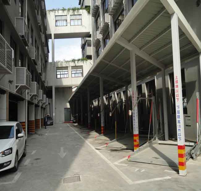 上海晟隆大廈立體車庫(kù)案例 - 中出網(wǎng)-智能出入口與停車充電門戶