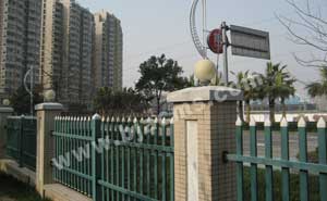 西北旺中海楓蓮小區(qū)脈沖電子圍欄項目