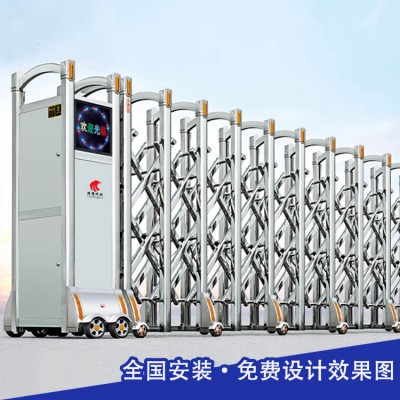 不銹鋼自動(dòng)伸縮門